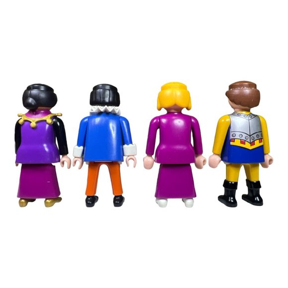 Lot of 4 Vintage 80's/90's Playmobil Harlequin Princess Nursemaid Knight Figures - Picture 3 of 12